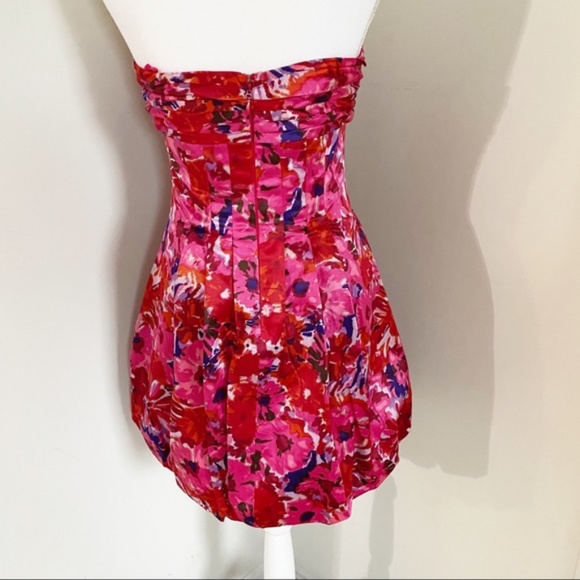 BCBGMax Azria Strapless 80s Dress Bubble Skirt NWT - Picture 3 of 5